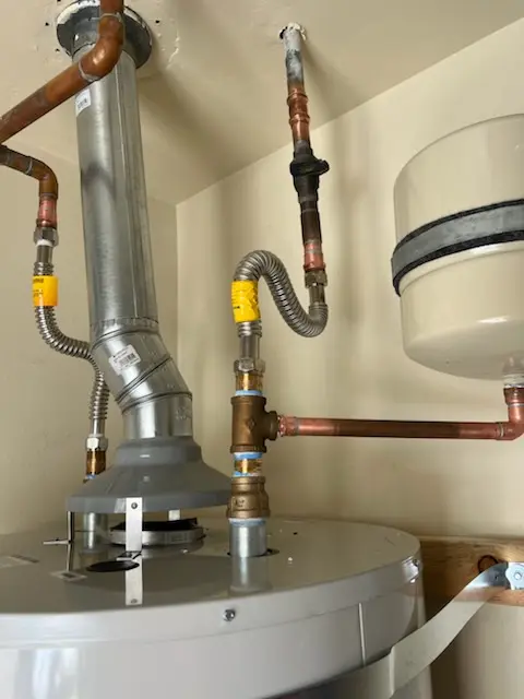 Water heater installation and plumbing repair in Durham